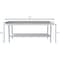 Koolmore 16 Gauge Stainless Steel Commercial Equipment Stand - 30 x 60 Heavy Duty Griddle Stand w/Undershelf EQT-163060 - alternate 7